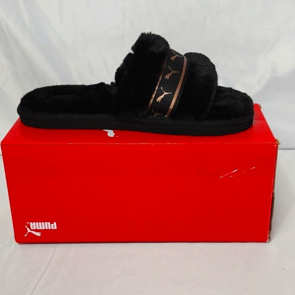 Women's puma fluff sandals size 6 new in box